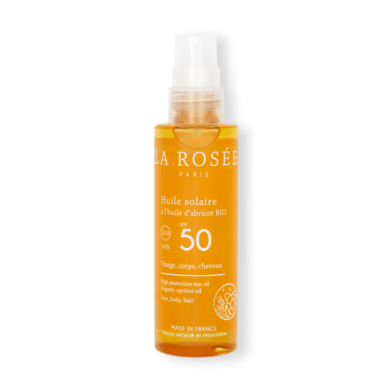 High protection sun oil Organic apricot oil